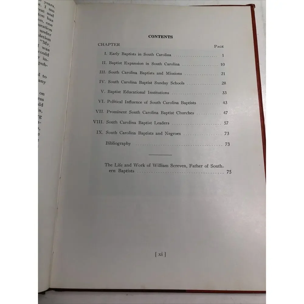 Signed Baptists In South Carolina Before The War Between The States 1st Edition